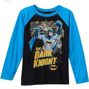 Batman The Dark Knight t-shirt-Size 7-boys-Logo long sleeved